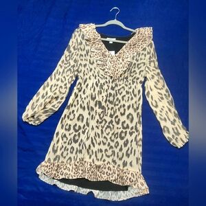 Leopard Ruffle Dress